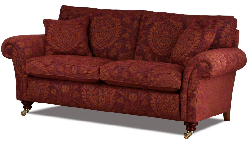 Baxter Sofa in Stoff Melbury Wine