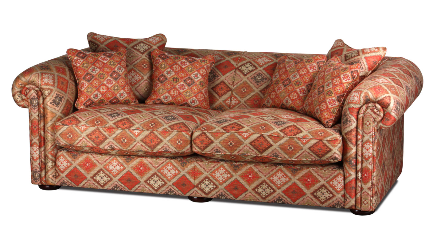 Metropolitan Landhausstil Sofa in Indira Stoffbezug
