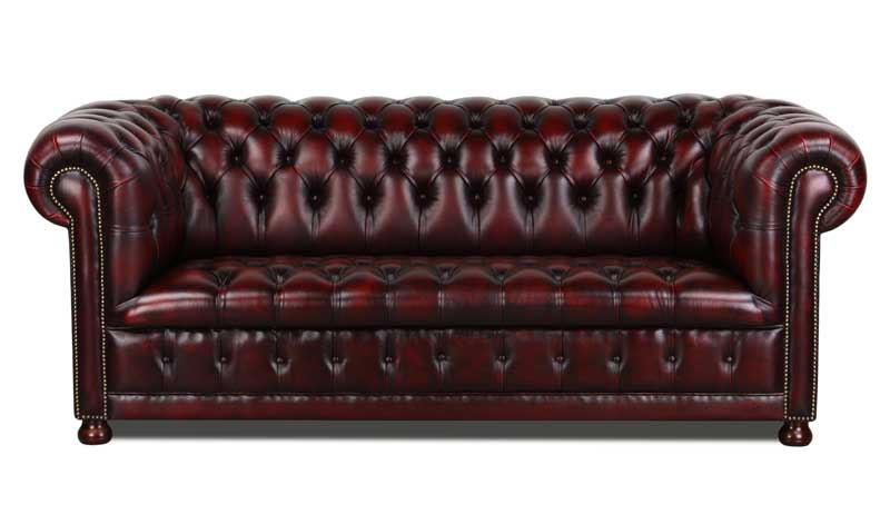 Foto von einem original Chesterfield Sofa